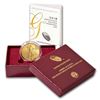 Image 1 : 2018-W 1 oz Burnished Gold Eagle (w/Box & COA)