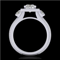 5.50 ctw Morganite & VS/SI Diamond Earrings 14K Rose Gold