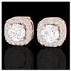 Image 1 : 1.25 ctw Intense Fancy Yellow Diamond Art Deco Necklace 18K White Gold