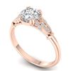 Image 2 : 2.54 ctw VS/SI Diamond Bypass 2pc Wedding Set 14K Rose Gold