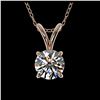 Image 1 : 1.03 ctw H-SI/I Diamond Stud Earrings 10K Rose Gold