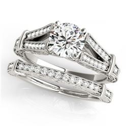 1.25 ctw VS/SI Diamond Ring 18K White Gold