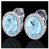 Image 1 : 1.40 ctw H-SI/I Diamond Solitaire Halo Ring 10K Rose Gold