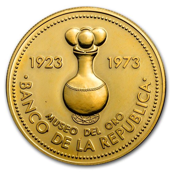 1973 Colombia Proof Gold 1500 Pesos Gold Museum Bogota 1973-colombia-proof-gold-1500-pesos-gold-museum-bogota