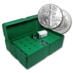 2002 1 oz Silver American Eagles (20-Coin MintDirect® Tube)