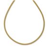 Image 1 : 14k Yellow Gold Mesh Link Necklace - 17.5 in.