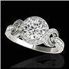 Image 1 : 1.50 ctw SI/I Fancy Intense Yellow Diamond Ring 10K Rose Gold