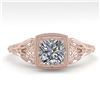 Image 1 : 1.25 ctw VS/SI Oval Diamond Ring 10K Rose Gold