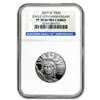 Image 1 : 2007-W 1/2 oz Proof Platinum Eagle PF-70 NGC (10th Anniv)