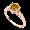 Image 1 : 17.78 ctw Swiss Topaz & Diamond Bracelet 14K Yellow Gold