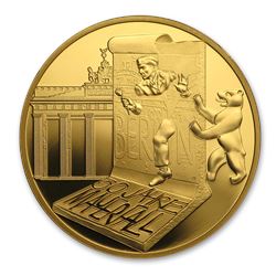 2019 France Proof Gold 50 30th Ann. Fall of the Berlin Wall