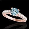 Image 1 : 2.05 ctw SI/I Fancy Intense Yellow Diamond Ring 10K Rose Gold
