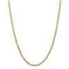 Image 1 : 14k Yellow Gold 3.8 mm Open Concave Curb Chain - 26 in.