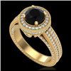 Image 1 : 2.56 ctw H-SI/I Diamond Solitaire Halo Ring 10K Rose Gold