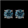 Image 1 : 1.55 ctw SI/I Fancy Intense Yellow Diamond Ring 10K Rose Gold
