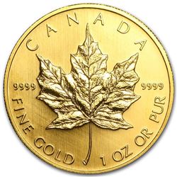 2004 Canada 1 oz Gold Maple Leaf BU