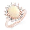 Image 1 : 1.02 ctw VS/SI Diamond Stud Earrings 14K Rose Gold