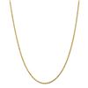 Image 1 : 14k Yellow Gold 2 mm Diamond Cut Rope Chain - 26 in.