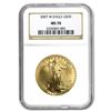 Image 1 : 2007-W 1 oz Burnished Gold Eagle MS-70 NGC