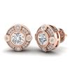 Image 2 : 2.0 ctw VS/SI Diamond Stud Earrings 14K Rose Gold