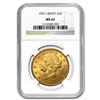 Image 1 : 1907 $20 Liberty Gold Double Eagle MS-63 NGC