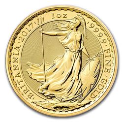 2017 Great Britain 1 oz Gold Britannia BU