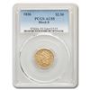 Image 1 : 1836 $2.50 Gold Classic Head Quarter Eagle AU-55 PCGS (Block 8)