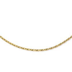 14k Yellow Gold 3.25 mm Polished Fancy Link Necklace - 17.5 in.