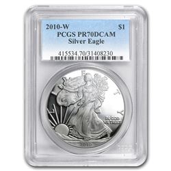 2010-W Proof Silver American Eagle PR-70 PCGS