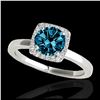 Image 1 : 1.50 ctw VS Black Diamond Solitaire Ring 10K Rose Gold