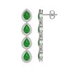 Image 2 : 1.50 ctw Intense Yellow Diamond Stud Earrings 10K Rose Gold