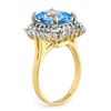 Image 2 : 1.01 ctw VS/SI Diamond 2pc Wedding Set 14K Yellow Gold