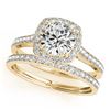 Image 1 : 1.32 ctw VS/SI Diamond 2pc Wedding Set 14K Rose Gold