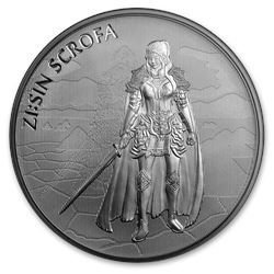 2019 South Korea 1 oz Silver ZI:SIN Scrofa Proof (Eclipse)