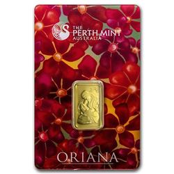 5 gram Gold Bar - Perth Mint Oriana Design (In Assay)
