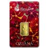 Image 1 : 5 gram Gold Bar - Perth Mint Oriana Design (In Assay)