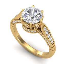 6.07 ctw Ruby & Diamond Ring 18K White Gold