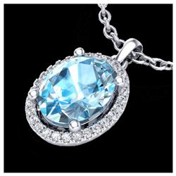 0.82 ctw VS/SI Diamond Solitaire Art Deco Stud Necklace 18K Yellow Gold