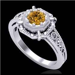 1.75 ctw VS Black Diamond Solitaire Ring 10K Rose Gold