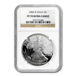 2004-W Proof Silver American Eagle PF-70 NGC