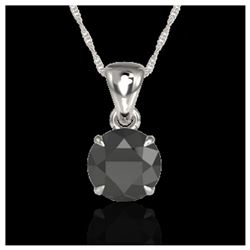 1.09 ctw VS/SI Diamond Solitaire Art Deco Stud Earrings 18K White Gold