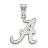 Image 1 : Sterling Silver University of Alabama Medium Pendant