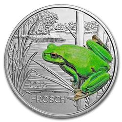 2018 Austria Cupro-Nickel 3 Colorful Creatures (The Frog)