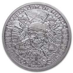 1 oz Silver Shield Round - Pieces of Eight