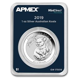 2019 Australia 1 oz Silver Koala (MintDirect® Premier Single)