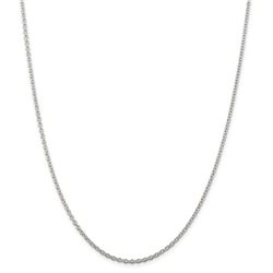 Sterling Silver 2.25 mm Cable Chain - 24 in.