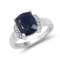 1.25 ctw Genuine Tanzanite .925 Sterling Silver Ring