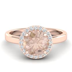 4.87 ctw Genuine Smoky Quartz & Yellow Diamond .925 Sterling Silver Ring