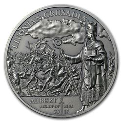 2018 Cook Islands Northern History of the Crusades (Livonian)