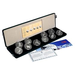 1988 Canada 10-Coin Silver $20 Olympics Commem Proof Set